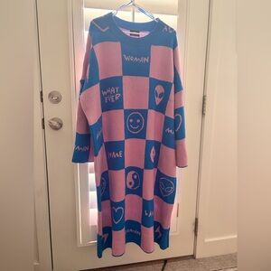 Dress in lala checkered dress